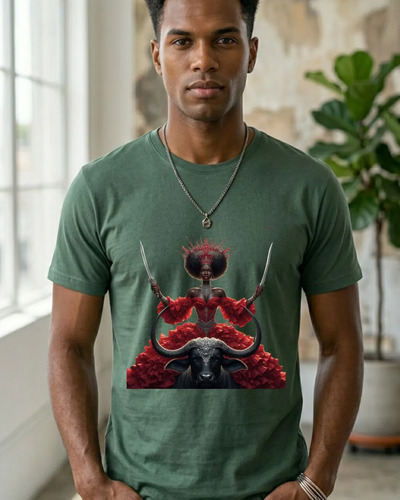 Camiseta Premium Algodão Iansã Búfalo