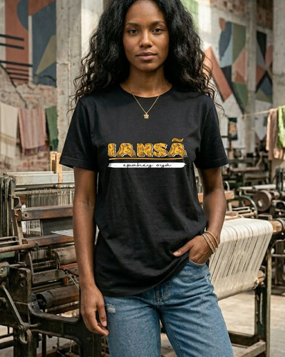 Camiseta Premium Algodão Iansã Axé Umbanda Candomblé