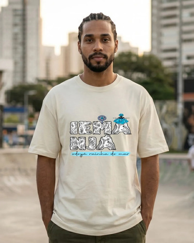 Camiseta Algodão Iemanjá - Orixás | Axé Umbanda Candomblé