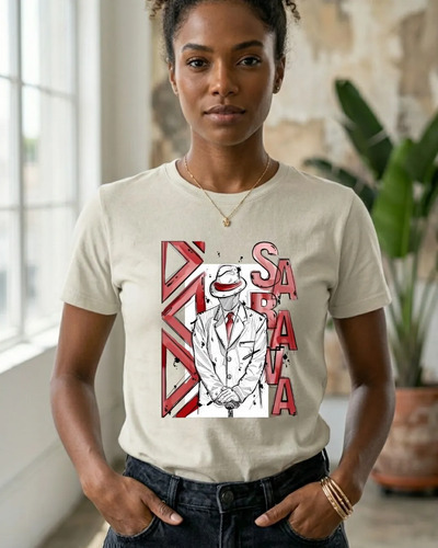 Camiseta Algodão Zé Pelintra Malandro3 Axé Umbanda Candomblé